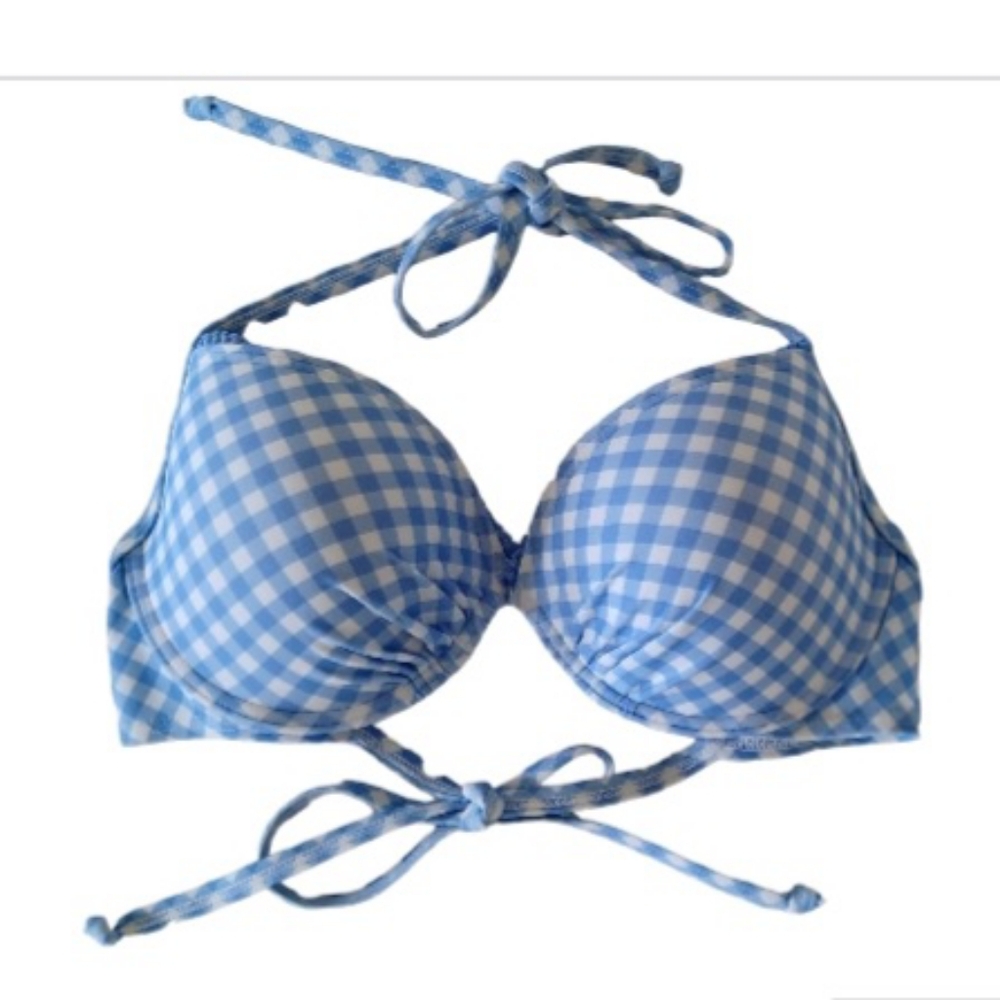 VENUS Nautical Blue Bikini Top, size 34B/36A/32C